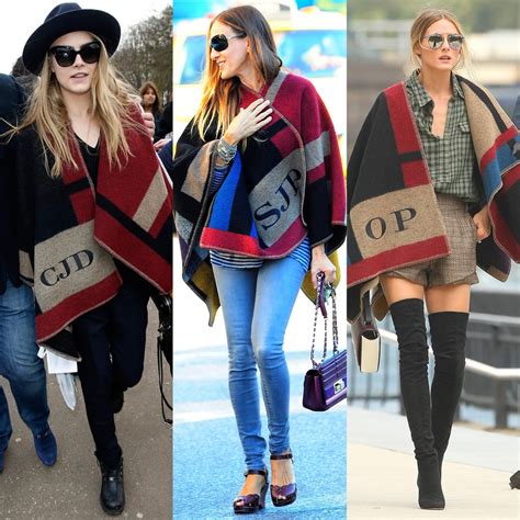 burberry ponchos|how to wear burberry poncho.